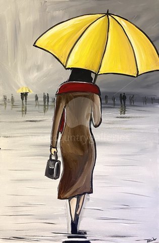 Image of the yellow umbrella